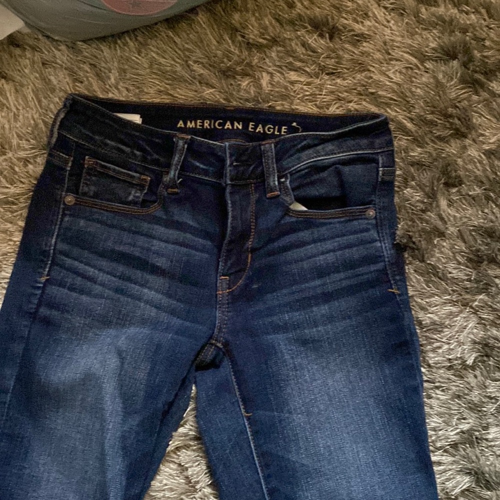 American eagle jeans, skinny stretch, size 2